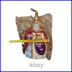 NIOB VTG Christopher Radko St Nicholas Saint Nicholas Christmas Ornament New