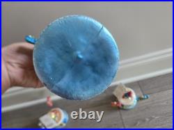 NWT Christopher Radko Blown Glass Christmas Ornaments Santa's Lot of 3