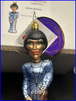 NWT Christopher Radko Broadway CHITA RIVERA KISS OF THE SPIDER WOMAN Ornament