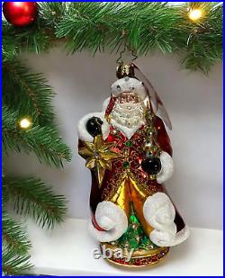 NWT Christopher Radko Christmas Ornament SIGNED Enchanted Nick with Radko Box