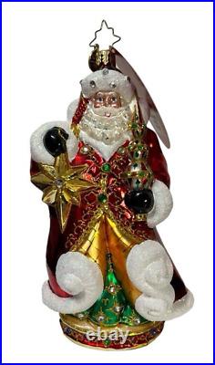 NWT Christopher Radko Christmas Ornament SIGNED Enchanted Nick with Radko Box