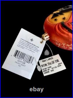 NWT Rare CHRISTOPHER RADKO FRIGHT NIGHT WITCH MOON HALLOWEEN CHRISTMAS ORNAMENT