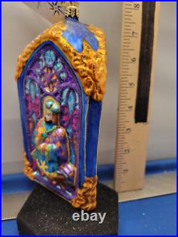 Nativity Ornament Magi Triptych Radko German Glass Rare Retired 01-027 R72