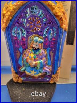 Nativity Ornament Magi Triptych Radko German Glass Rare Retired 01-027 R72