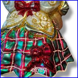 New Christopher Radko Twinkle Fairy Muffy Glass Ornament Tag