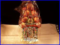 New Huge Christopher Radko Christmas Ornament Sugar Shack Extravaganza Limited
