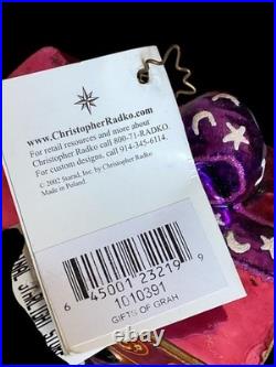 Nwt Christopher Radko Gifts Of Grah Kaiju Halloween Christmas Ornament