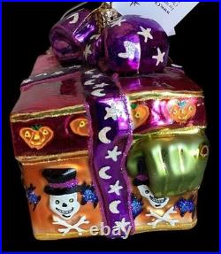 Nwt Christopher Radko Gifts Of Grah Kaiju Halloween Christmas Ornament