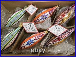 Ornament King Heartfully Yours Christopher Radko CANDY DROPS Ornaments SET OF 6