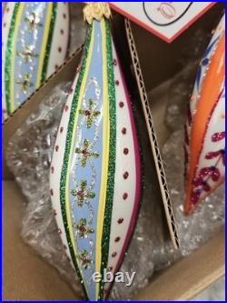 Ornament King Heartfully Yours Christopher Radko CANDY DROPS Ornaments SET OF 6