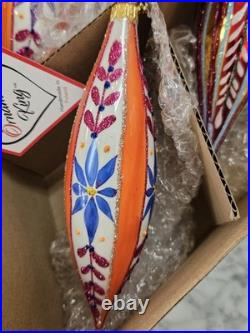 Ornament King Heartfully Yours Christopher Radko CANDY DROPS Ornaments SET OF 6