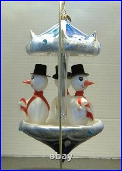 RADKO 00-SP-75 FROSTY CAROUSEL Approximately 10 Tall Limited edition