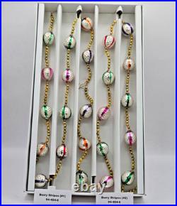 RADKO BERRY STRIPES GARLANDS #94-454-0 36 + 42 1994 Czech Republic