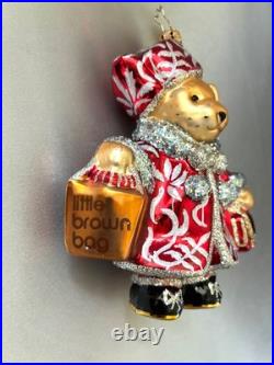 RADKO BLOOMINGDALE'S 2013 Exclusive Baroque Muffy Shopper Ornament #3012831