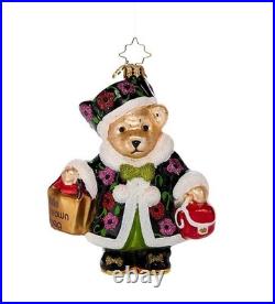 RADKO BLOOMINGDALE'S 2025 Exclusive Muffy Bear Shopper Ornament #3013779 NEW