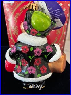 RADKO BLOOMINGDALE'S 2025 Exclusive Muffy Bear Shopper Ornament #3013779 NEW
