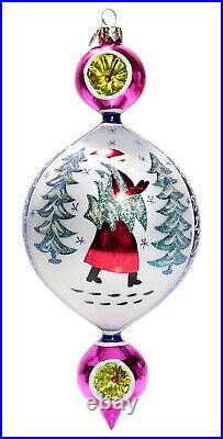 RADKO Blue Lucy 15th Anniversary Double Reflector Drops Christmas Ornament