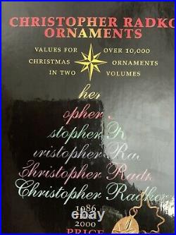RADKO ORNAMENT GUIDE 1986 2000 by david Olsen 15 Years VERY HARD TO FIND