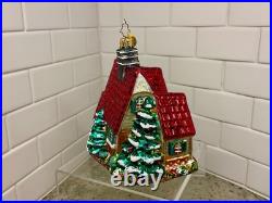 RADKO Perfect Cottage Gem Blown Glass Ornament 1018165