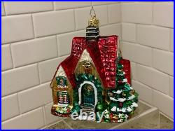 RADKO Perfect Cottage Gem Blown Glass Ornament 1018165