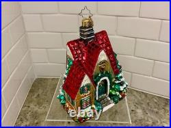 RADKO Perfect Cottage Gem Blown Glass Ornament 1018165