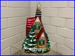 RADKO Perfect Cottage Gem Blown Glass Ornament 1018165