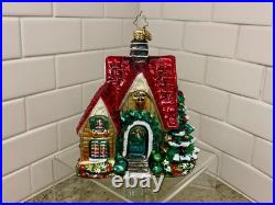 RADKO Perfect Cottage Gem Blown Glass Ornament 1018165