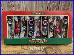 RADKO Shiny Brite Icicle Garland Retro Vintage Glass Beads Christmas Ornaments