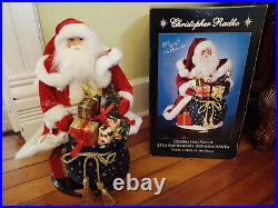 RAREChristopher Radko Celebrating Santa 25th Anniversary Heirloom Santa-Musical