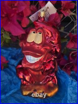 RARE 1997 Christopher Radko, DISNEY'S URSULA and SEBASTIAN Little Mermaid BOTH