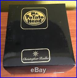 RARE 1998 Christopher Radko Mr. Potato Head Lumberjack Glass Ornament WithBox