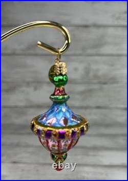RARE 2001 Christopher Radko JEWEL SPINNER GEM Spin Top Ornament 01-0864-0 NWT