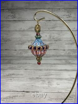 RARE 2001 Christopher Radko JEWEL SPINNER GEM Spin Top Ornament 01-0864-0 NWT