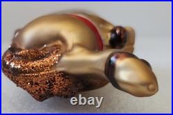 RARE Christopher Radko 20th Anniversary Brown glitter horse ornament