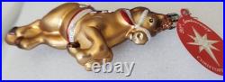 RARE Christopher Radko 20th Anniversary Brown glitter horse ornament