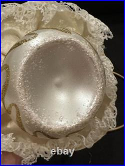 RARE Christopher Radko BELLE OF THE BALL Beauty & Beast Disney ITALIAN Ornament