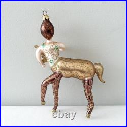 RARE Christopher Radko CENTAUR Glass Christmas Ornament Large 9x7 Vintage 1997