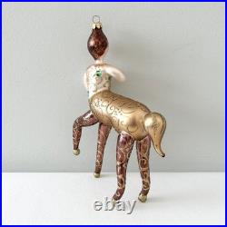 RARE Christopher Radko CENTAUR Glass Christmas Ornament Large 9x7 Vintage 1997