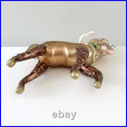 RARE Christopher Radko CENTAUR Glass Christmas Ornament Large 9x7 Vintage 1997