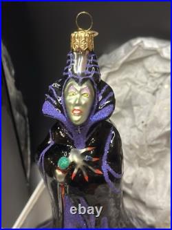 RARE Christopher Radko Disney Sleeping Beauty MALEFICENT Ornament 00-DIS-46 MINT