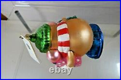 RARE Christopher Radko MR POTATO HEAD Lumberjack Christmas Ornament withTag