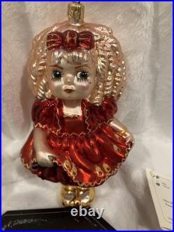 RARE Christopher Radko Marie Osmond/Adore BELLE Glass Ornament/Collectible