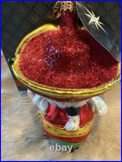 RARE! Christopher Radko Mint Ahoy Santa Pirate Ornament