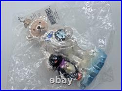 RARE Christopher Radko Muffy VanderBear Polar Bear Glass Christmas Ornament 2003