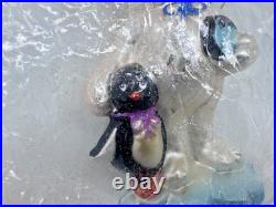 RARE Christopher Radko Muffy VanderBear Polar Bear Glass Christmas Ornament 2003