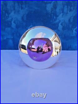 RARE Christopher Radko Snow Girl Christmas Ornament Italian Reflector with Box