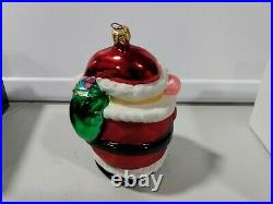 RARE Christopher Radko Toy Story Ornament MR POTATO HEAD Santa In Box