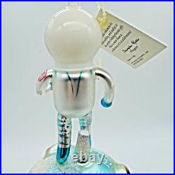 RARE First Edition 1994 NWT Radko ONE SMALL STEP / Italian astronaut ornament