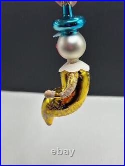 RARE HTF Christopher Radko Popeye's LIL CREEPER Vintage Glass Ornament 96-065-0