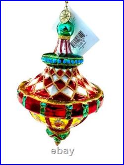 RARE & RETIRED Christopher Radko 2002 Jewel Spinner Christmas Ornament